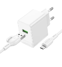 BAS12A Erudite QC3.0 Charger Set with Micro Cable (EU)